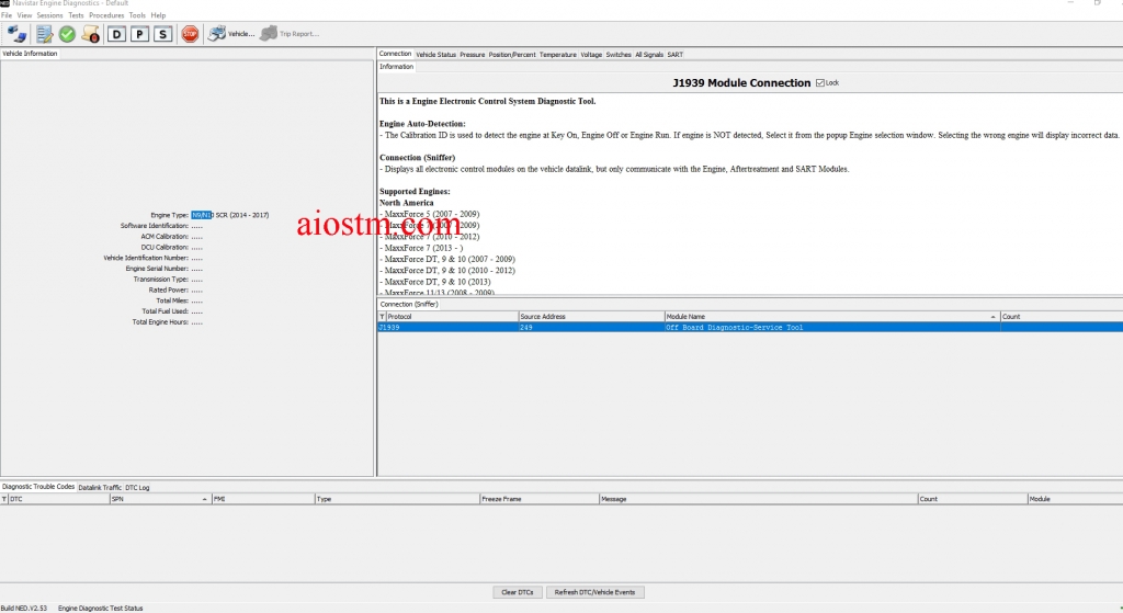 Navistar Engine Diagnostics NED Software AiostmAll Data Repair Car Truck