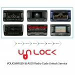 VW AUDI SKODA Radio Unlock Code