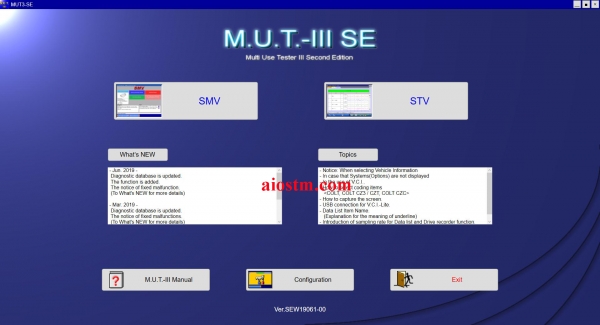 MUT-III & MUT-III SE 2020 Diagnostic Software +Instruction 1